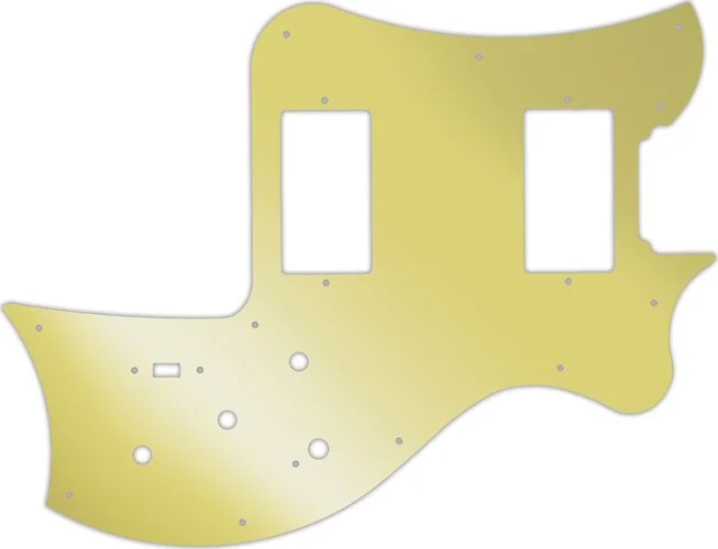 WD Custom Pickguard For Maton Australia 2014 MS500 #10GD Gold Mirror