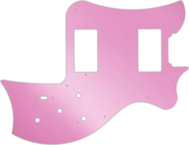 WD Custom Pickguard For Maton Australia 2014 MS500 #10P Pink Mirror