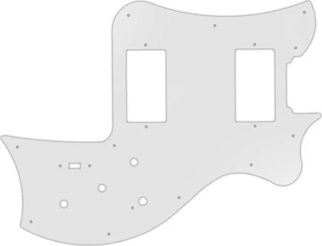 WD Custom Pickguard For Maton Australia 2014 MS500 #22 Translucent Milk White