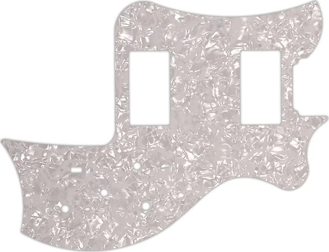 WD Custom Pickguard For Maton Australia 2014 MS500 #28 White Pearl/White/Black/White