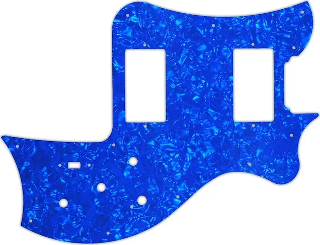 WD Custom Pickguard For Maton Australia 2014 MS500 #28BU Blue Pearl/White/Black/White