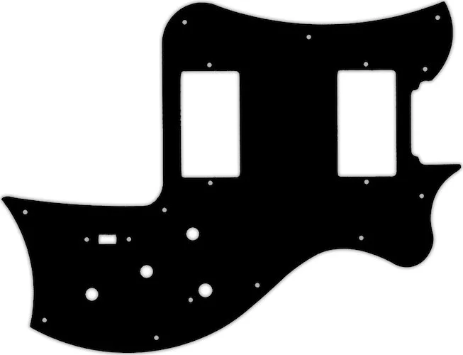 WD Custom Pickguard For Maton Australia 2014 MS500 #39 Black/Black/Cream/Black