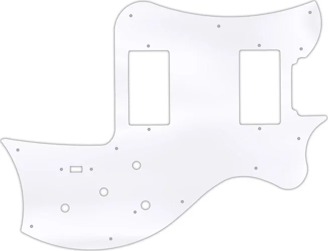 WD Custom Pickguard For Maton Australia 2014 MS500 #45T Clear Acrylic Thin