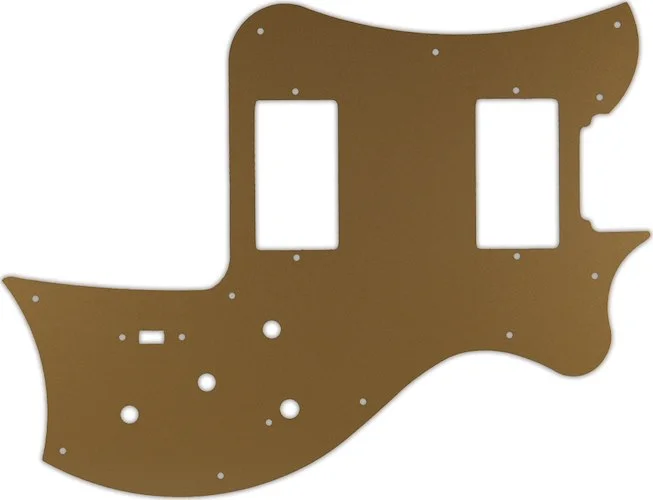 WD Custom Pickguard For Maton Australia 2014 MS500 #59 Gold/Clear/Gold