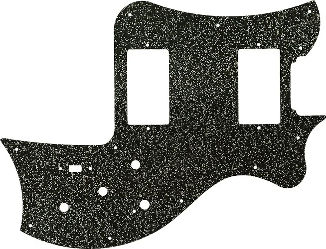 WD Custom Pickguard For Maton Australia 2014 MS500 #60BS Black Sparkle 