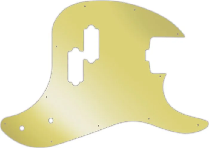 WD Custom Pickguard For Music Man 2016-2018 Cutlass Bass #10GD Gold Mirror