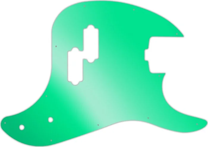 WD Custom Pickguard For Music Man 2016-2018 Cutlass Bass #10GR Green Mirror