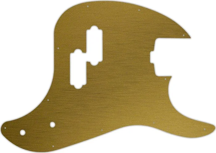 WD Custom Pickguard For Music Man 2016-2018 Cutlass Bass #14 Simulated Brushed Gold/Black PVC