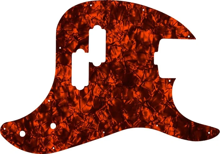 WD Custom Pickguard For Music Man 2016-2018 Cutlass Bass #28OP Orange Pearl/Black/White/Black