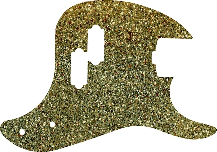 WD Custom Pickguard For Music Man 2016-2018 Cutlass Bass #60GS Gold Sparkle 