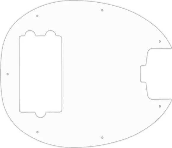 WD Custom Pickguard For Music Man 2019 Short Scale StingRay Special #04 White/Black/White