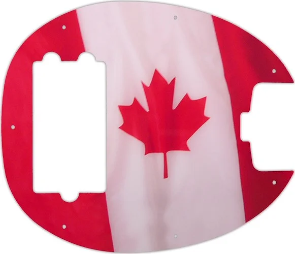WD Custom Pickguard For Music Man 2019 Short Scale StingRay Special #G11 Canadian Flag Graphic