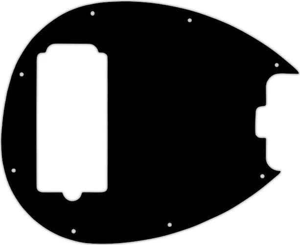 WD Custom Pickguard For Music Man 5 String Sterling 5-H Bass #09 Black/White/Black/White/Black