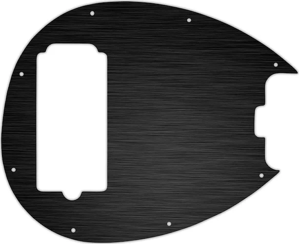 WD Custom Pickguard For Music Man 5 String Sterling 5-H Bass #27T Simulated Black Anodized Thin