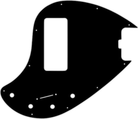 WD Custom Pickguard For Music Man 5 String StingRay 5-H Through Neck Bass With Old Style Rounded Hum