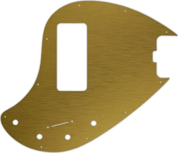 WD Custom Pickguard For Music Man 5 String StingRay 5-H Through Neck Bass With Old Style Rounded Hum