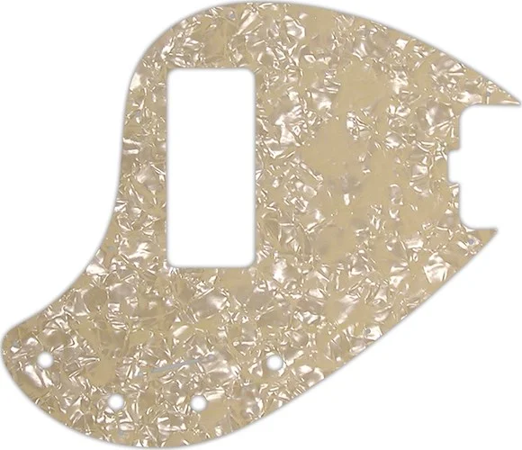 WD Custom Pickguard For Music Man 5 String StingRay 5-H Through Neck Bass With Old Style Rounded Hum