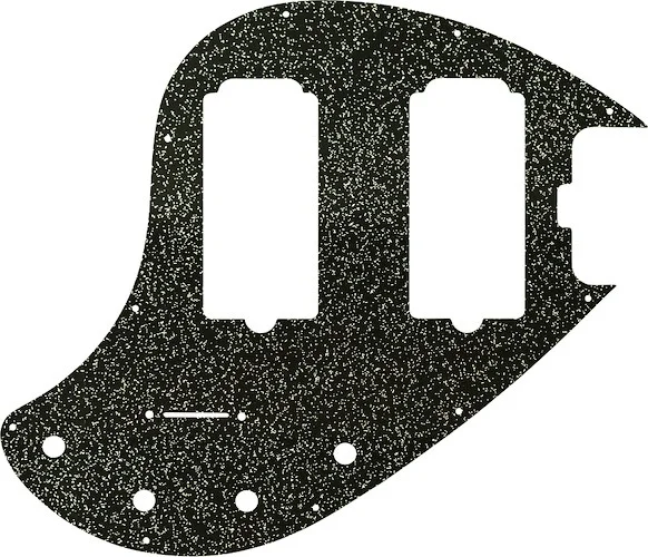 WD Custom Pickguard For Music Man 5 String StingRay 5-HH Through Neck Bass #60BS Black Sparkle 