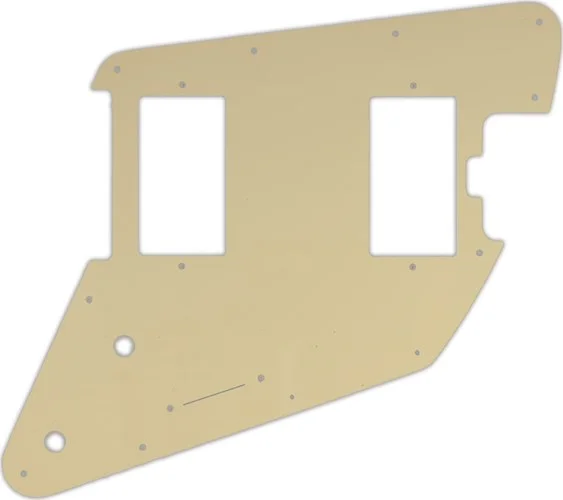 WD Custom Pickguard For Music Man Albert Lee HH #06B Cream/Black/Cream