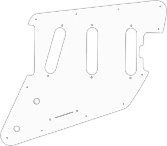 WD Custom Pickguard For Music Man Albert Lee SSS #02 White