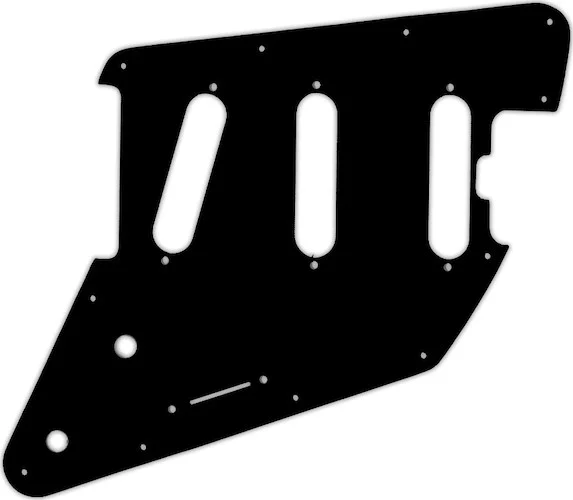 WD Custom Pickguard For Music Man Albert Lee SSS #03 Black/White/Black