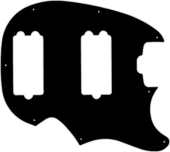 WD Custom Pickguard For Music Man Classic Sabre #01T Black Thin