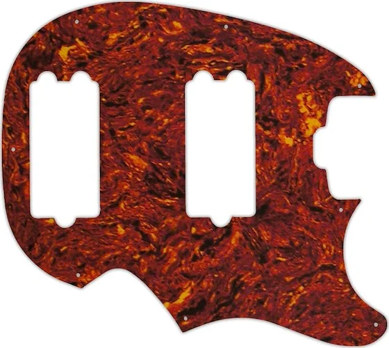WD Custom Pickguard For Music Man Classic Sabre #05P Tortoise Shell/Parchment