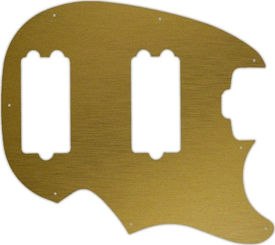 WD Custom Pickguard For Music Man Classic Sabre #14 Simulated Brushed Gold/Black PVC