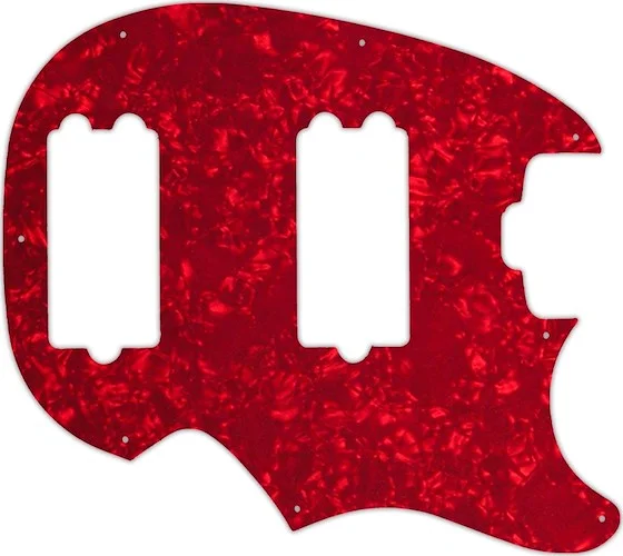 WD Custom Pickguard For Music Man Classic Sabre #28R Red Pearl/White/Black/White