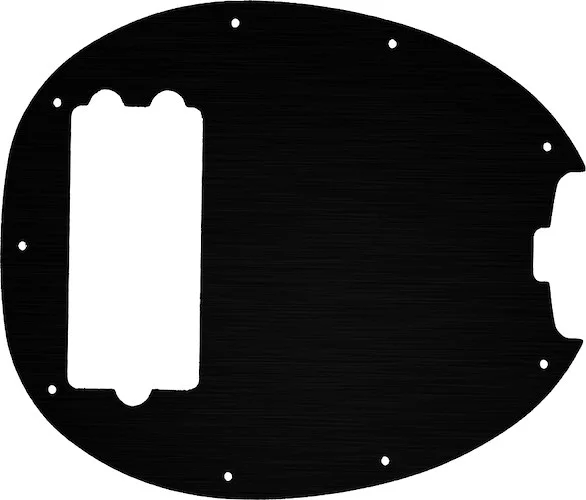 WD Custom Pickguard For Music Man Old Smoothie 40th Anniversary StingRay Bass #27T Simulated Black A