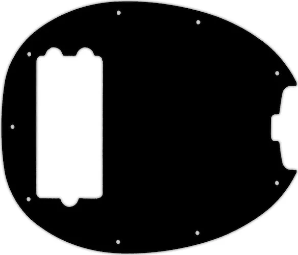 WD Custom Pickguard For Music Man Old Smoothie 40th Anniversary StingRay Bass #38 Black/Cream/Black