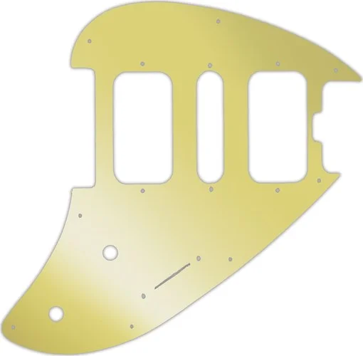 WD Custom Pickguard For Music Man Silhouette #10GD Gold Mirror