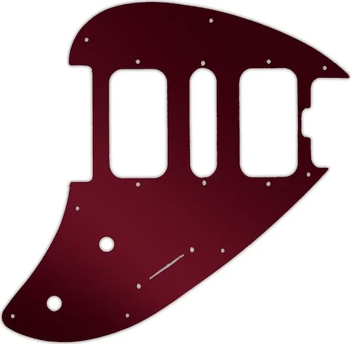 WD Custom Pickguard For Music Man Silhouette #10R Red Mirror