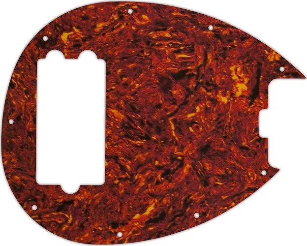 WD Custom Pickguard For Music Man Sterling 4-H Bass #05P Tortoise Shell/Parchment