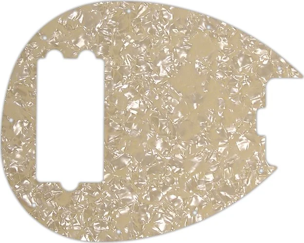 WD Custom Pickguard For Music Man Sterling 4-H Bass #28C Cream Pearl/Cream/Black/Cream