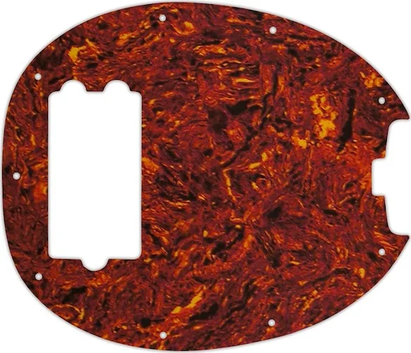 WD Custom Pickguard For Music Man StingRay Classic Bass #05P Tortoise Shell/Parchment
