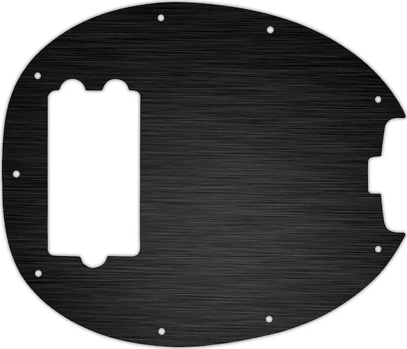 WD Custom Pickguard For Music Man StingRay Classic Bass #27 Simulated Black Anodized