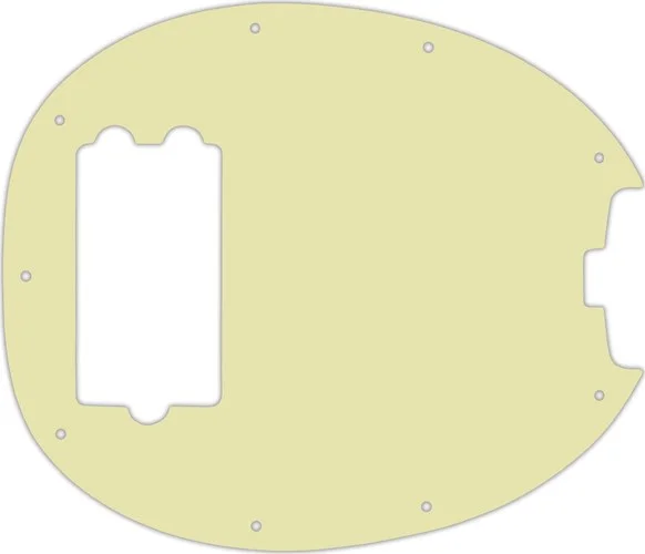 WD Custom Pickguard For Music Man StingRay Classic Bass #34 Mint Green 3 Ply