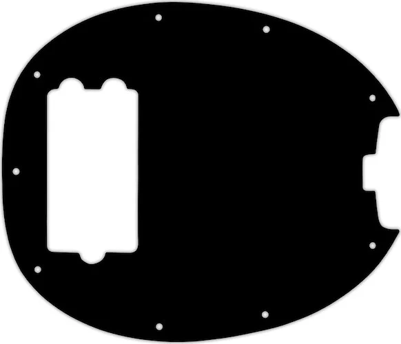 WD Custom Pickguard For Music Man StingRay Classic Bass #39 Black/Black/Cream/Black