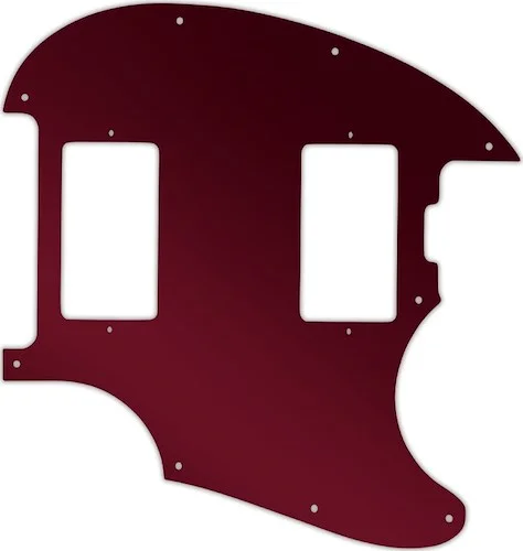 WD Custom Pickguard For Music Man StingRay II #10R Red Mirror