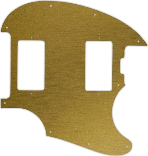 WD Custom Pickguard For Music Man StingRay II #14 Simulated Brushed Gold/Black PVC