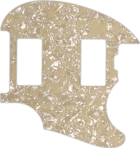 WD Custom Pickguard For Music Man StingRay II #28C Cream Pearl/Cream/Black/Cream