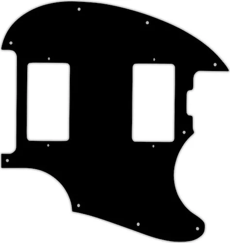 WD Custom Pickguard For Music Man StingRay II #39 Black/Black/Cream/Black