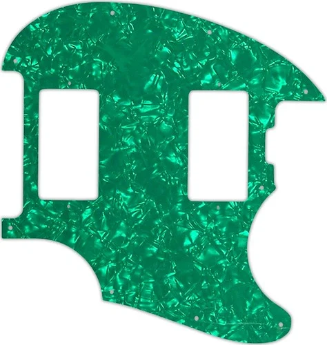 WD Custom Pickguard For Music Man StingRay II #28GR Green Pearl/White/Black/White