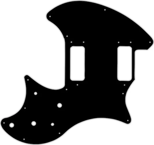 WD Custom Pickguard For Ovation Breadwinner #03O Black/Orange/Black