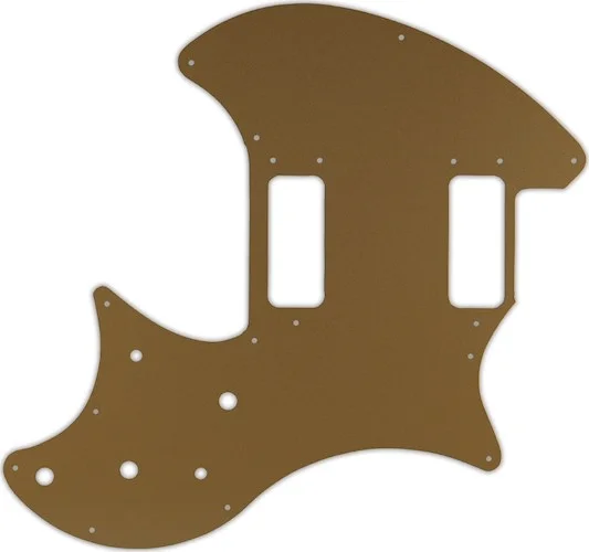 WD Custom Pickguard For Ovation Breadwinner #59 Gold/Clear/Gold