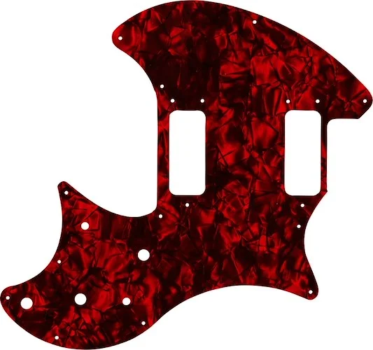 WD Custom Pickguard For Ovation Breadwinner #28DRP Dark Red Pearl/Black/White/Black