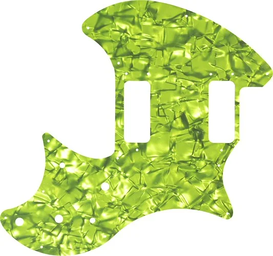 WD Custom Pickguard For Ovation Breadwinner #28LGR Lime Green Pearl