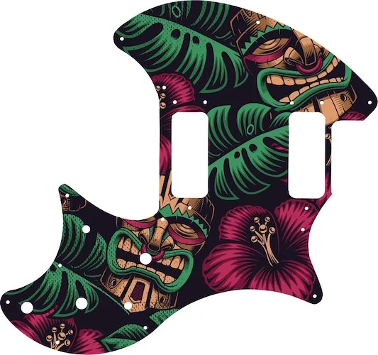 WD Custom Pickguard For Ovation Breadwinner #GAL01 Aloha Tiki Graphic