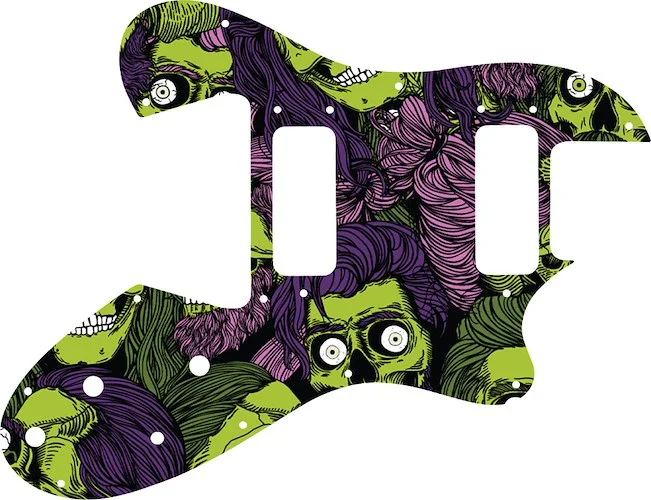 WD Custom Pickguard For Ovation Viper #GHA02 Zombeard Graphic